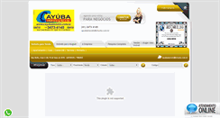 Desktop Screenshot of cayubaimoveis.com.br