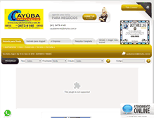 Tablet Screenshot of cayubaimoveis.com.br